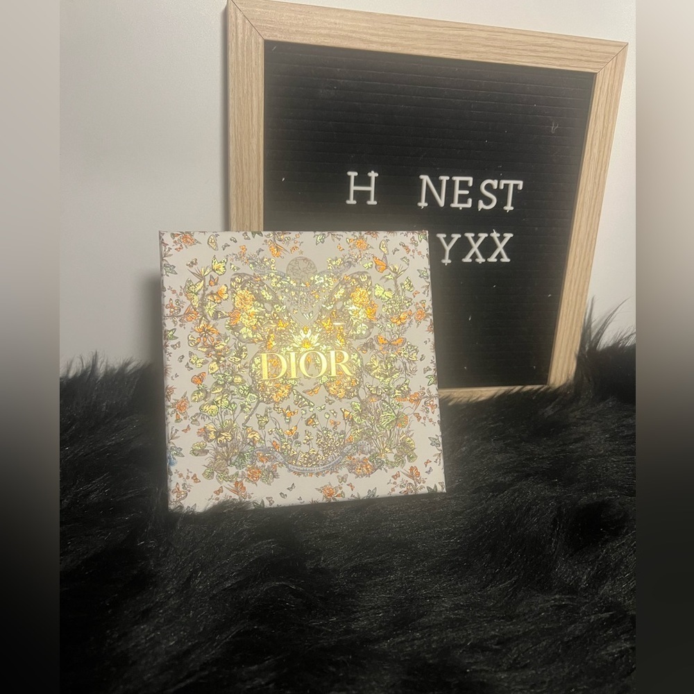 Dior empty holiday box